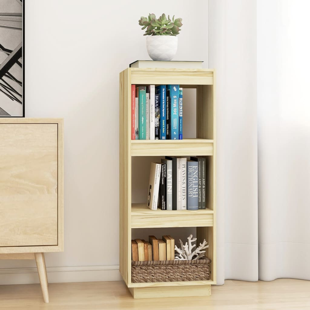 vidaXL Bücherregal/Raumteiler 40x35x103 cm Massivholz Kiefer