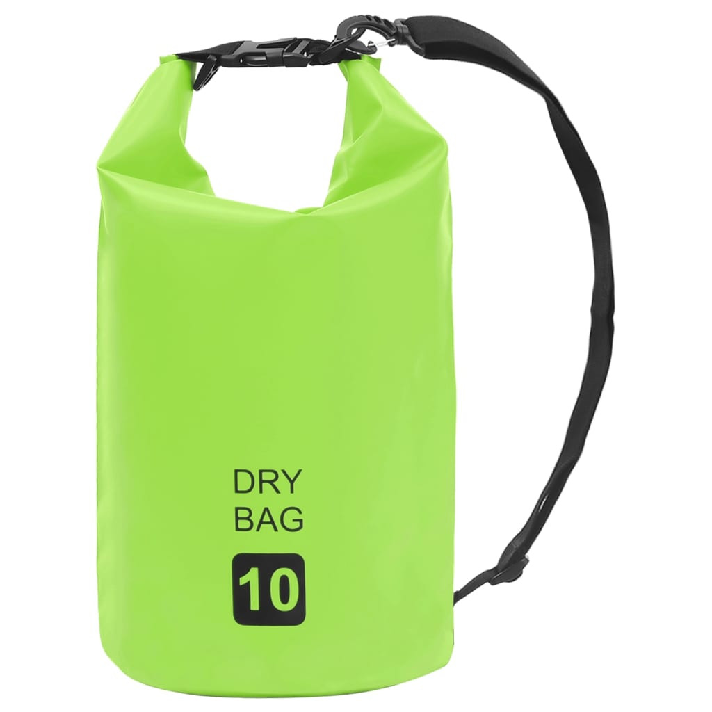 vidaXL Trockensack Grün 10 L PVC