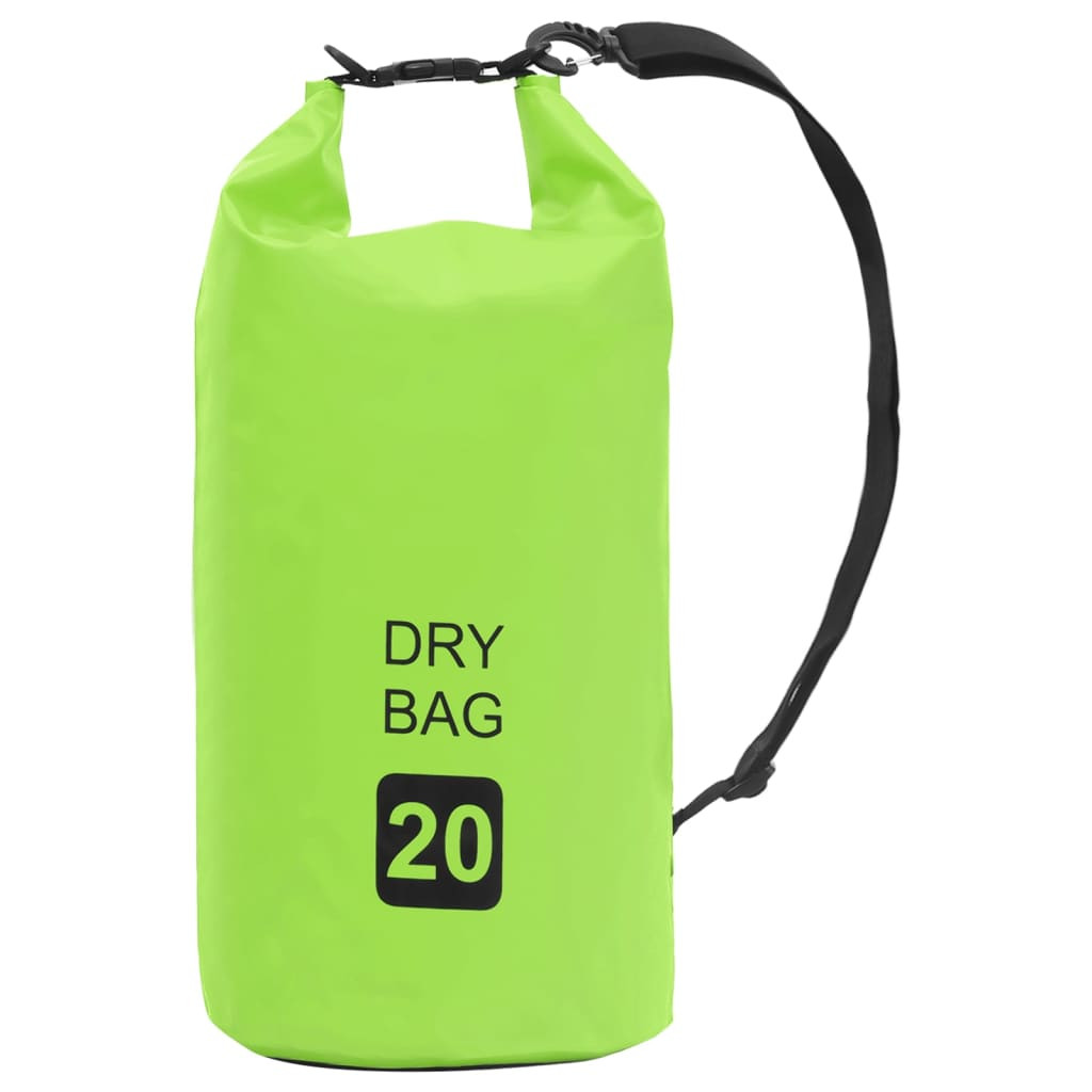 vidaXL Trockensack Grün 20 L PVC