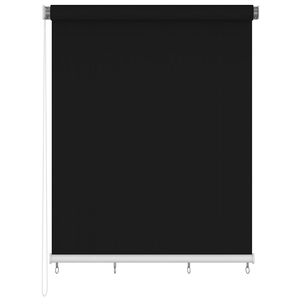 vidaXL Außenrollo 225 (B) x 230 (H) cm Schwarz