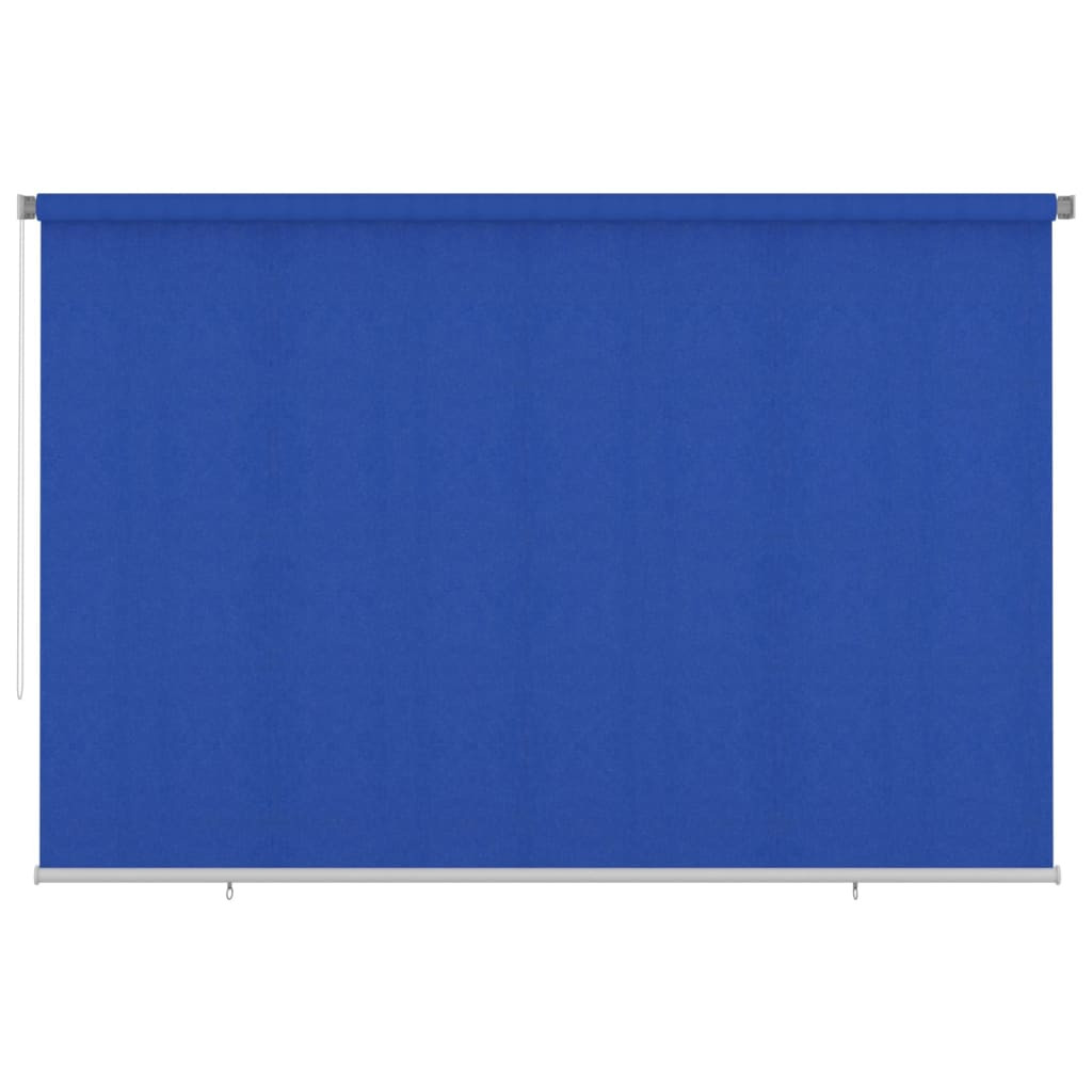 vidaXL Außenrollo 355 (B) x 230 (H) cm Blau HDPE