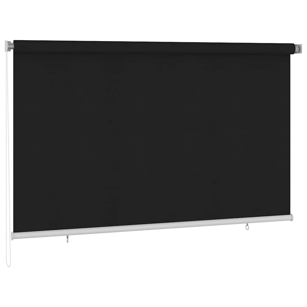 vidaXL Außenrollo 245 (B) x 140 (H) cm Schwarz