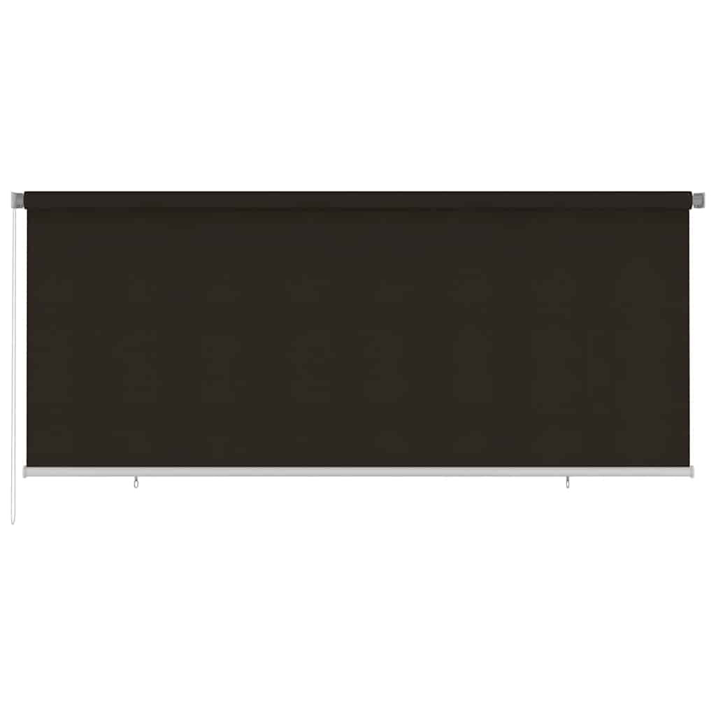 vidaXL Außenrollo 355 (B) x 140 (H) cm Braun HDPE