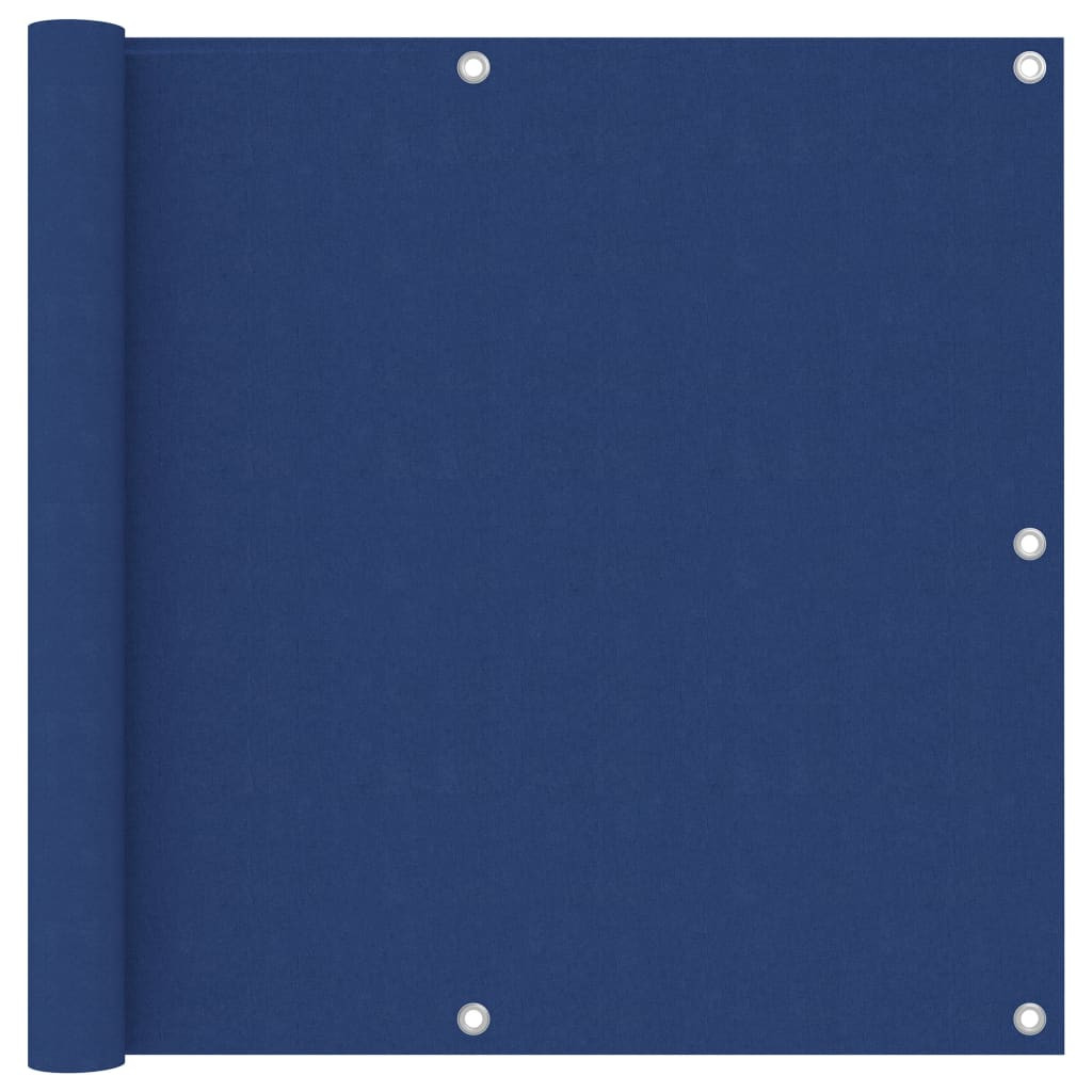 vidaXL Balkon-Sichtschutz Blau 90x400 cm Oxford-Gewebe