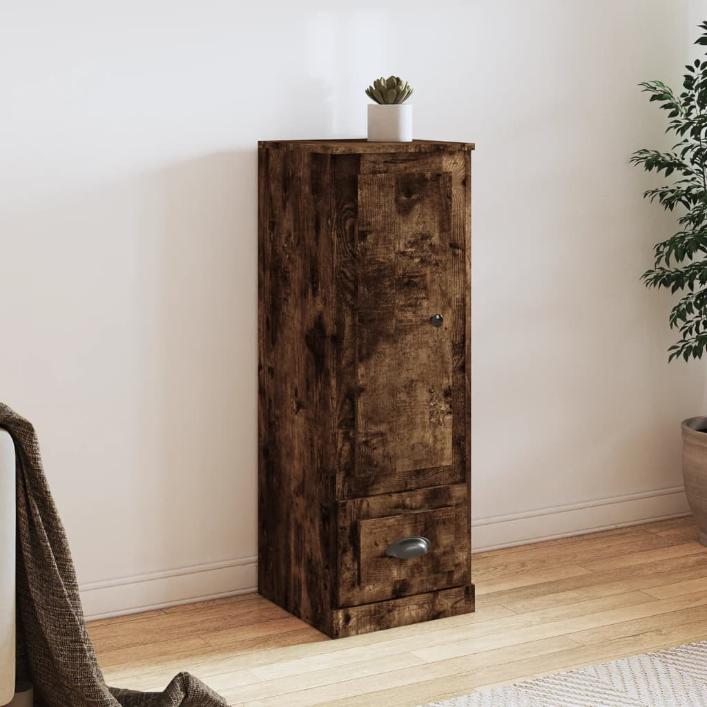 vidaXL Highboard Räuchereiche 36x35,5x103,5 cm Holzwerkstoff