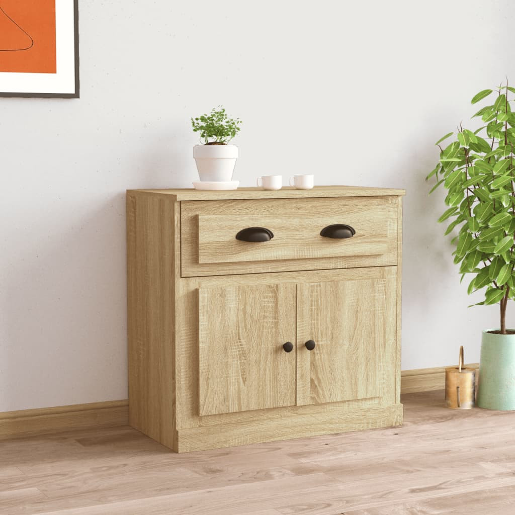 vidaXL Sideboard Sonoma-Eiche 70x35,5x67,5 cm Holzwerkstoff