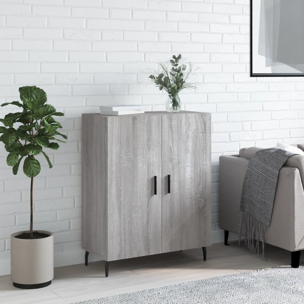 vidaXL Sideboard Grau Sonoma 69,5x34x90 cm Holzwerkstoff