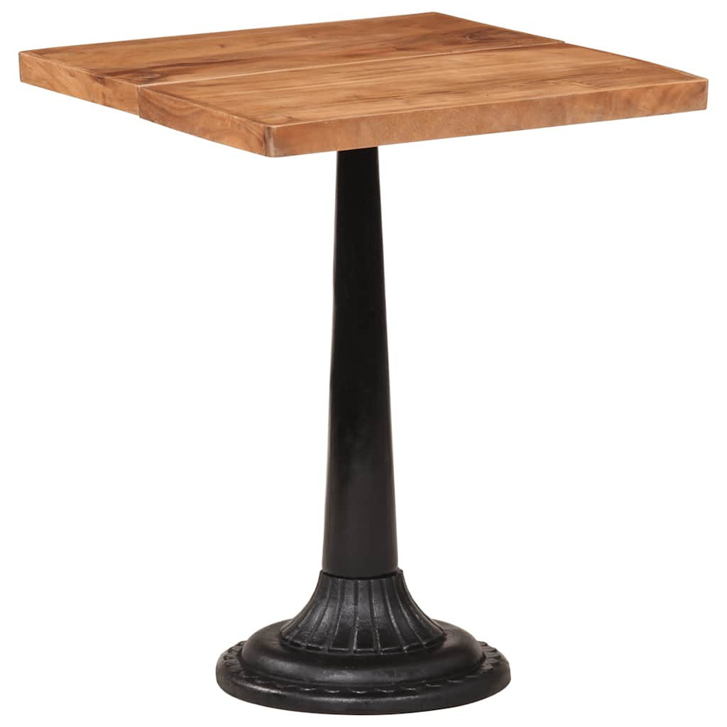 vidaXL Bistrotisch 60x60x76 cm Akazie Massivholz