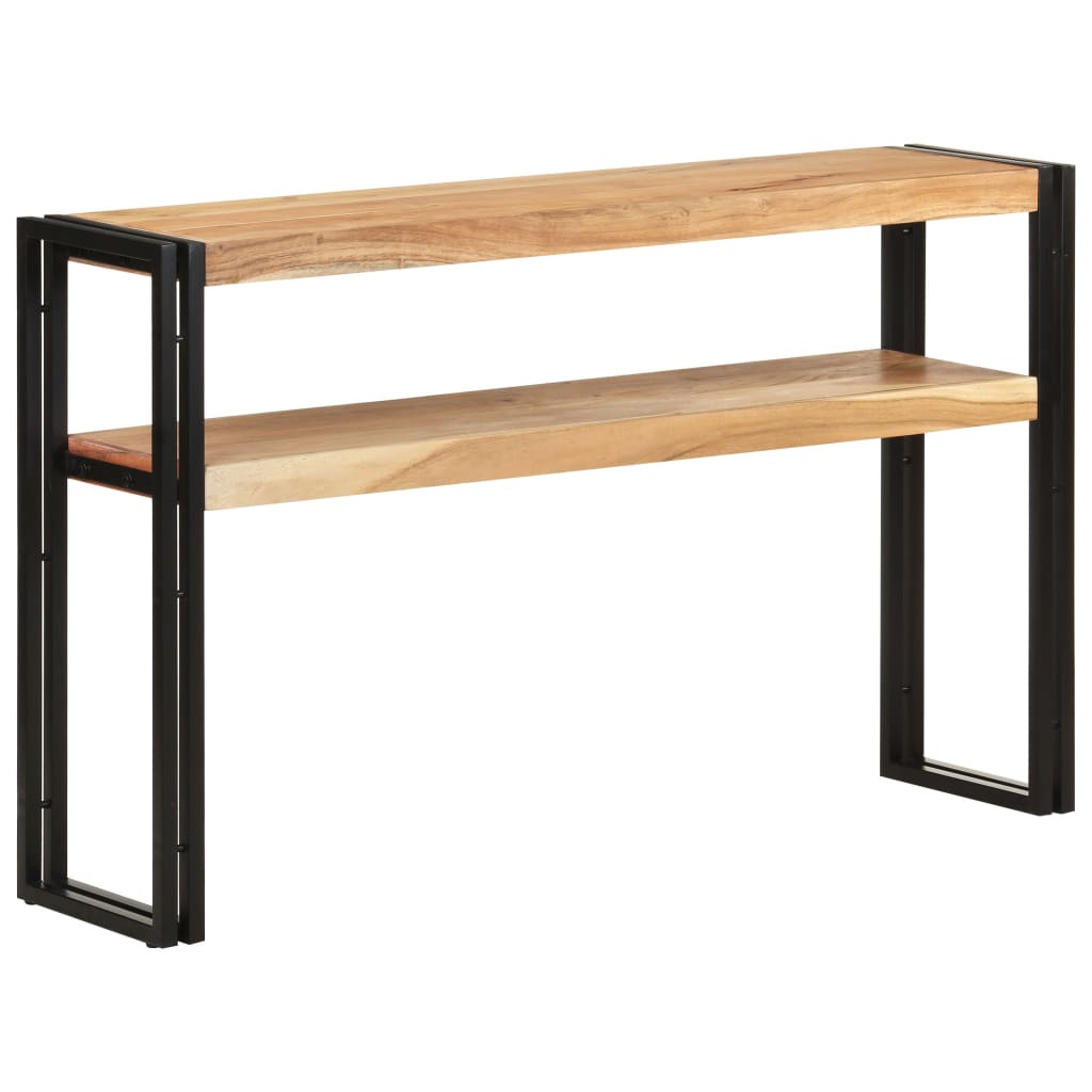 vidaXL Konsolentisch 120x30x75 cm Massivholz Akazie