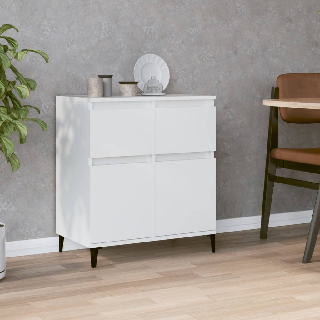 vidaXL Sideboard Weiß 60x35x70 cm Holzwerkstoff