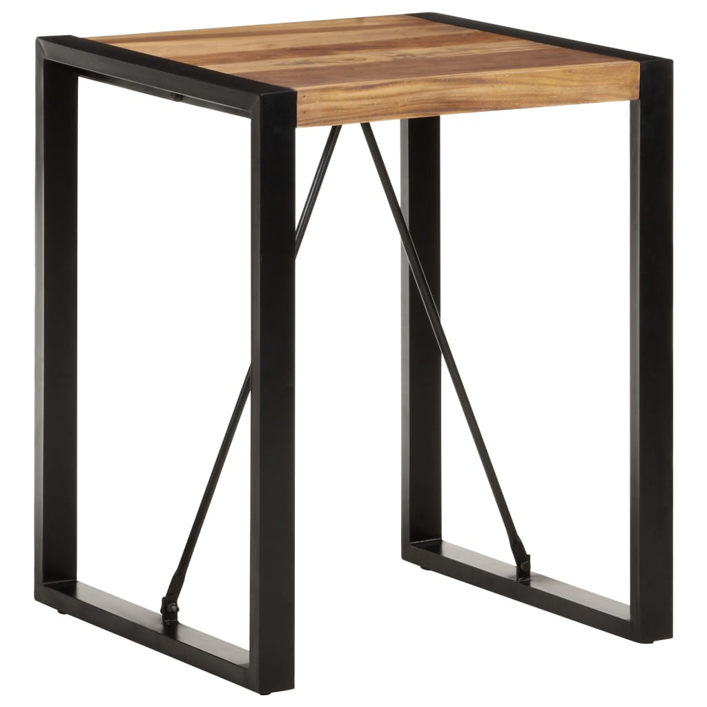vidaXL Esstisch 60x60x75 cm Massivholz Akazie