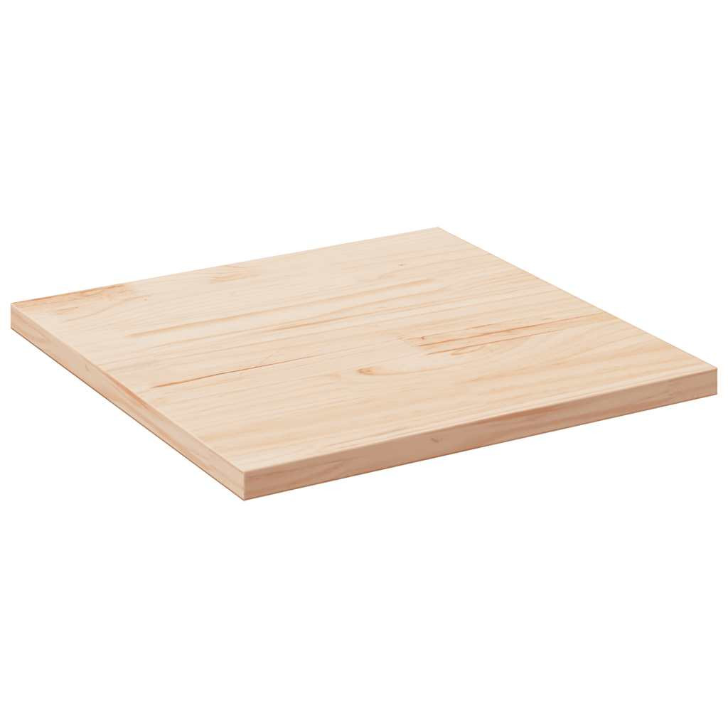 vidaXL Tischplatte 70x70x2,5 cm Massivholz Kiefer Quadratisch