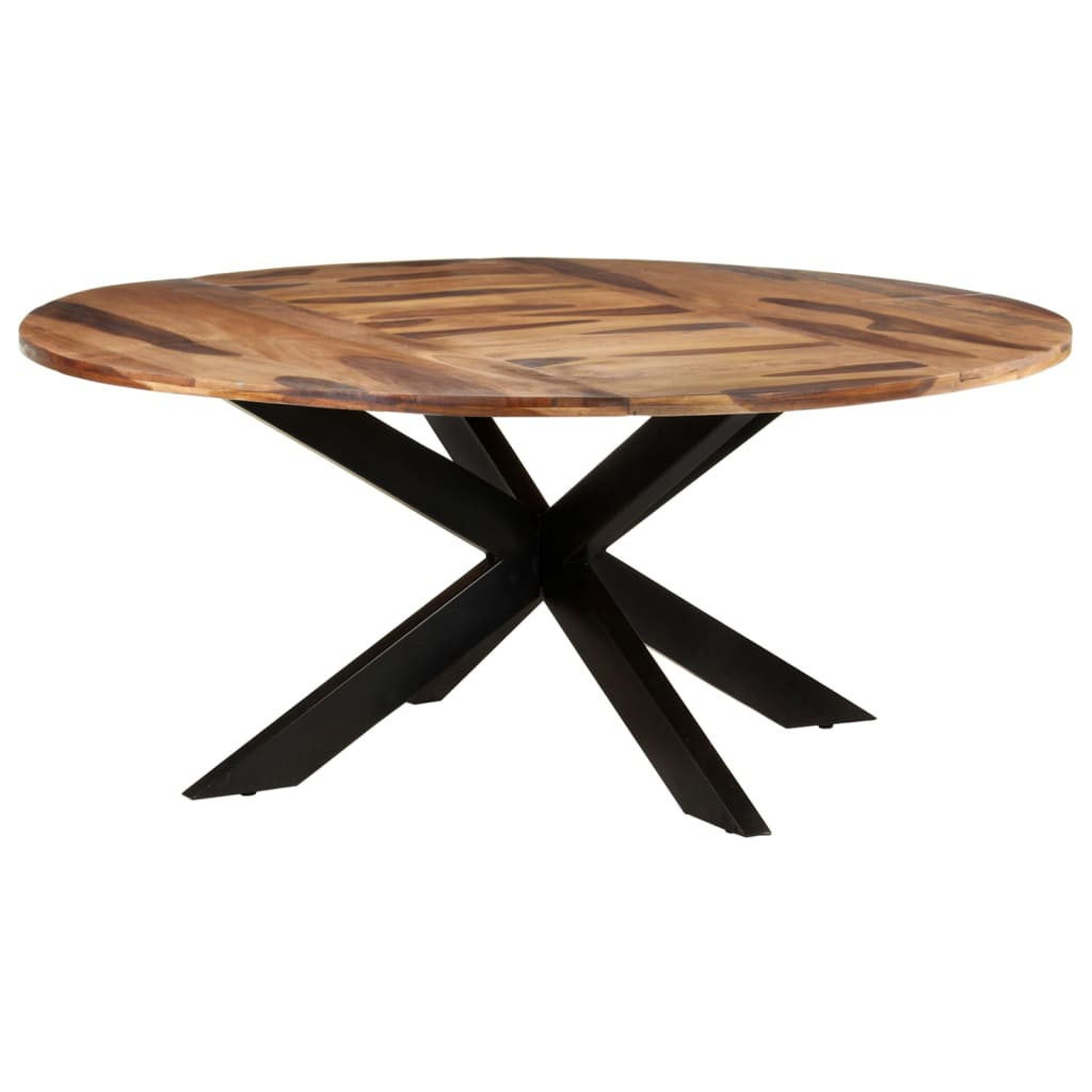 vidaXL Esstisch Rund 175x75 cm Akazienholz Honigfarben