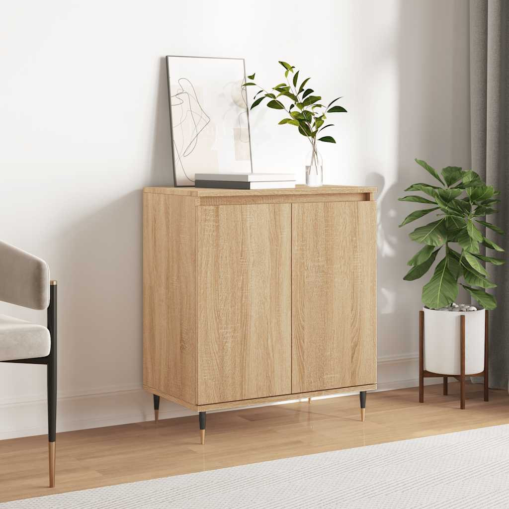 vidaXL Sideboard Sonoma-Eiche 60x35x70 cm Holzwerkstoff