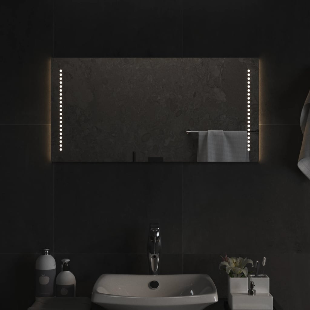 vidaXL LED-Badspiegel 40x80 cm
