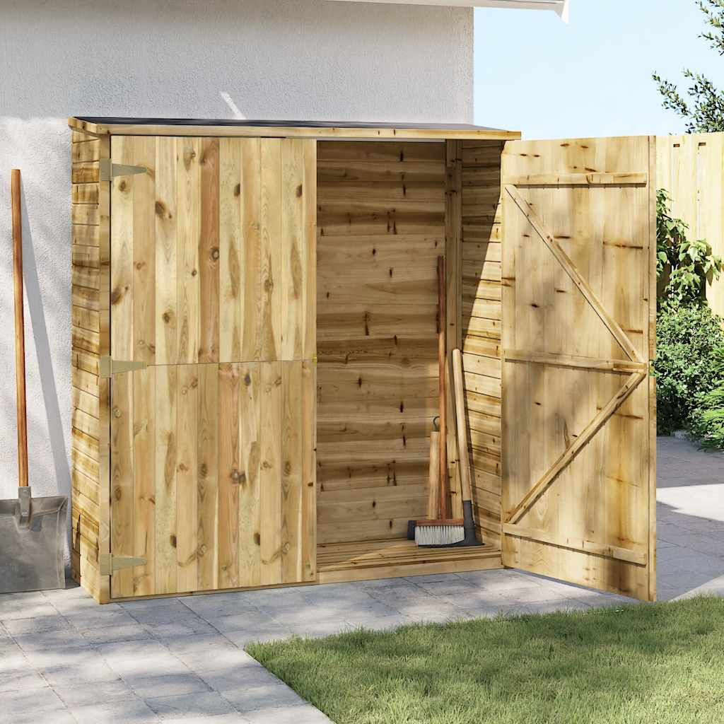 vidaXL Garten-Geräteschuppen 163x50x171 cm Kiefernholz Imprägniert
