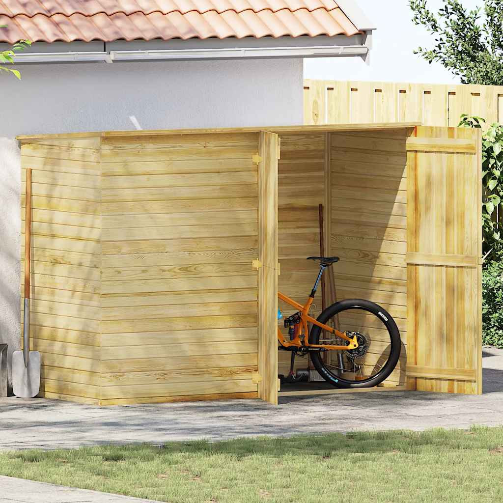 vidaXL Fahrradgarage 232x110x170 cm Kiefernholz Imprägniert