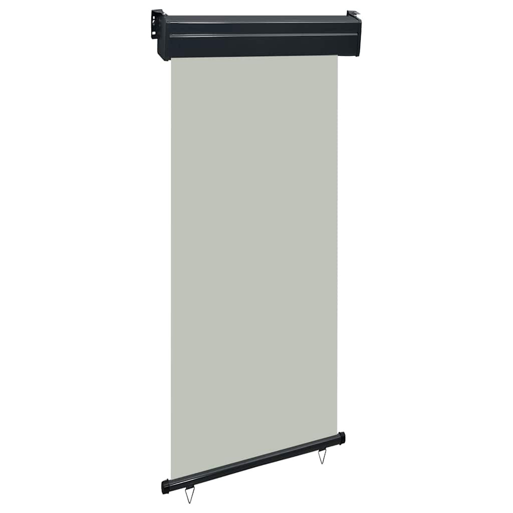 vidaXL Balkon-Seitenmarkise 105x250 cm Grau