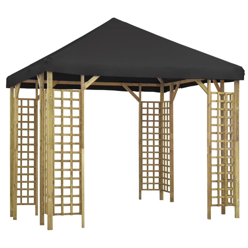 vidaXL Pavillon 3 x 3 m Anthrazit