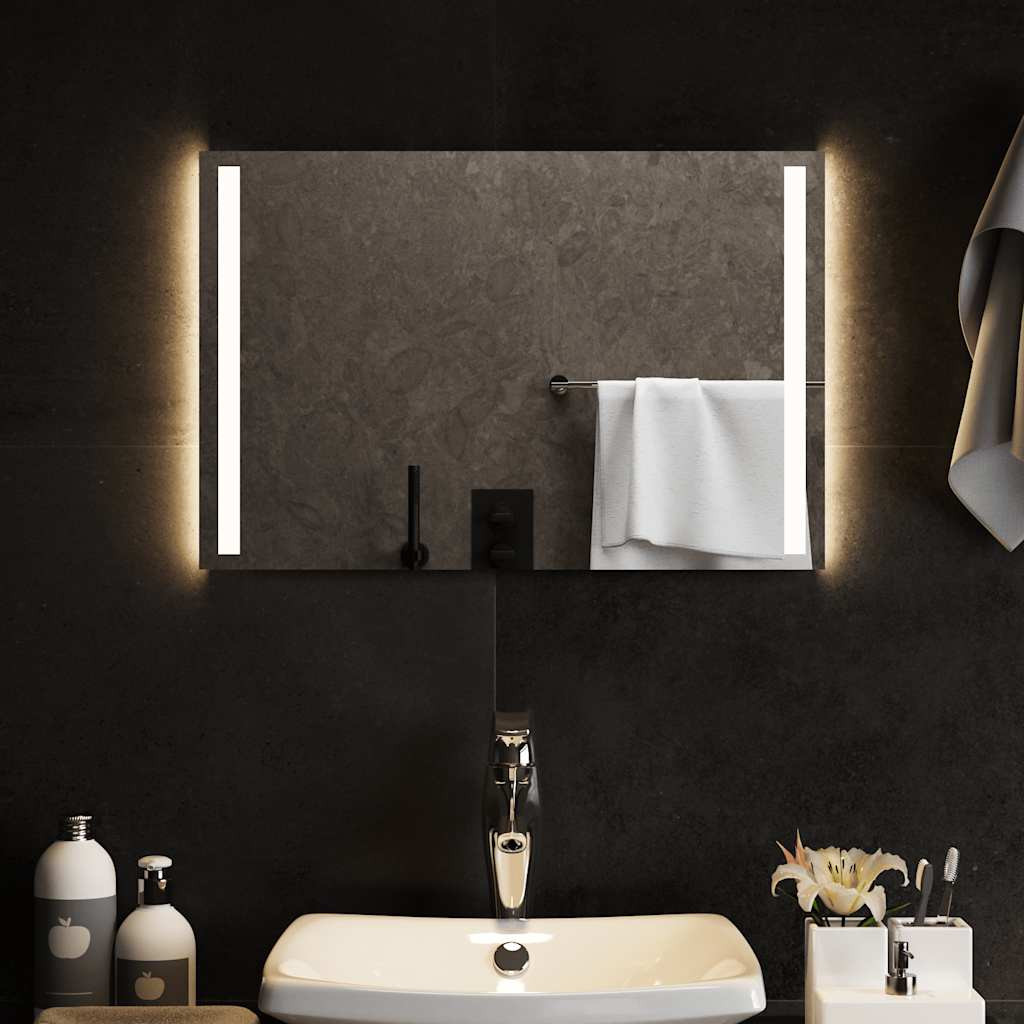 vidaXL LED-Badspiegel 60x40 cm