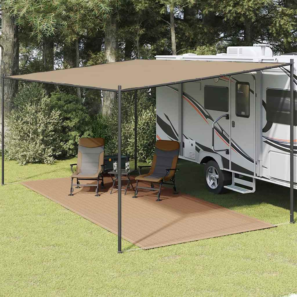 vidaXL Zeltteppich 250x500 cm Taupe