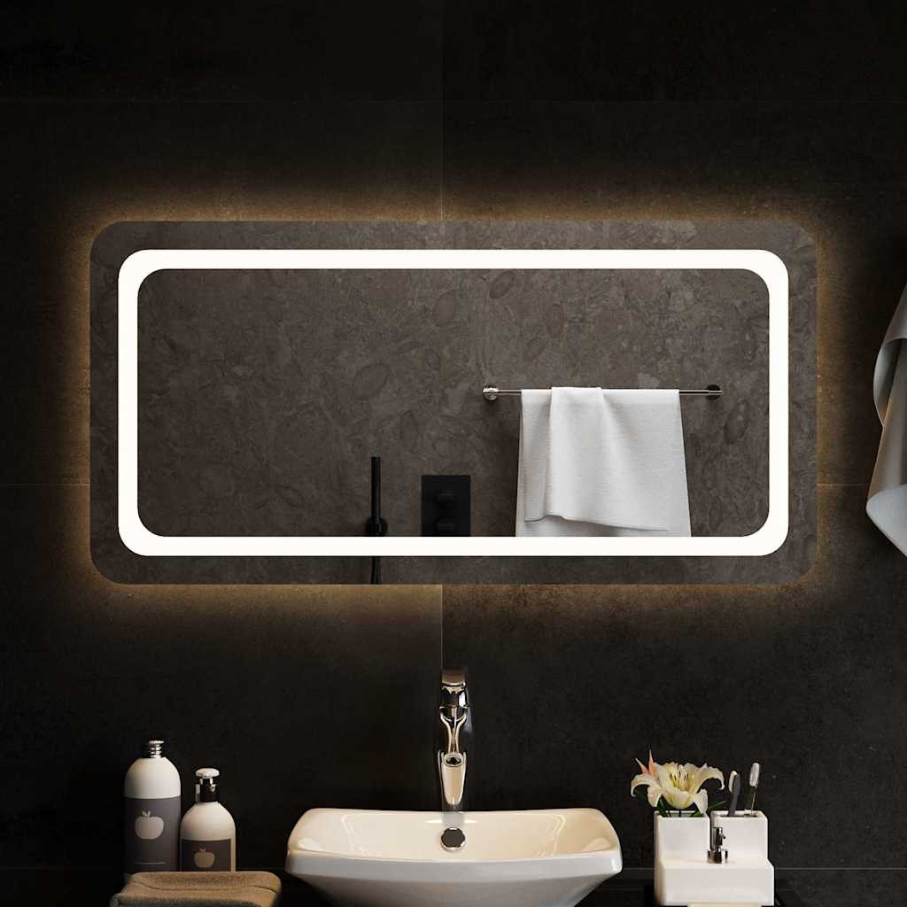 vidaXL LED-Badspiegel 100x50 cm