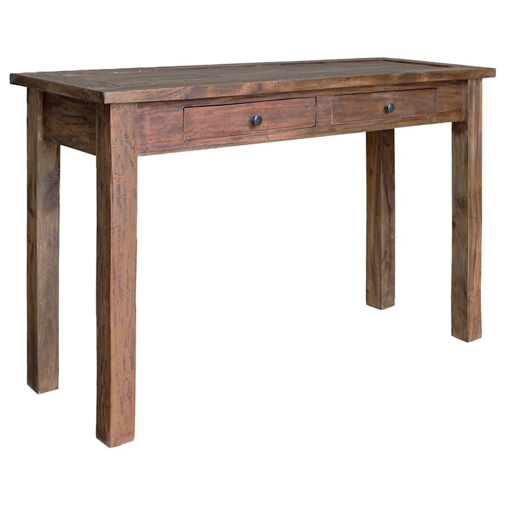 vidaXL Konsolentisch Massives Mahagoniholz 123x42x75 cm