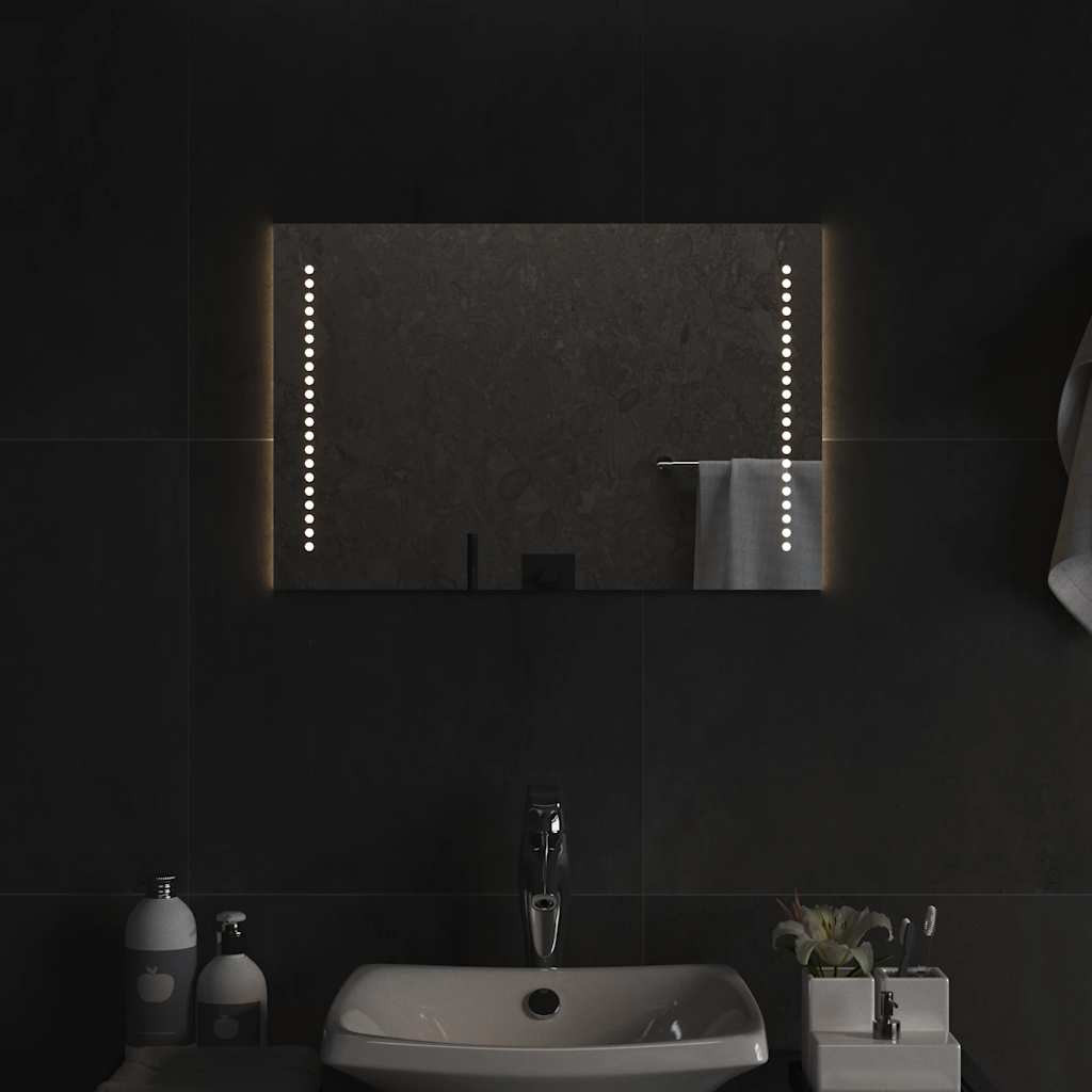 vidaXL LED-Badspiegel 60x40 cm
