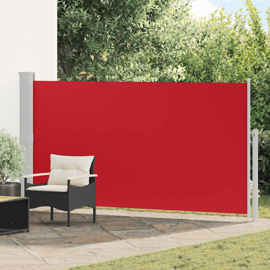 vidaXL Ausziehbare Seitenmarkise 170×300 cm Rot
