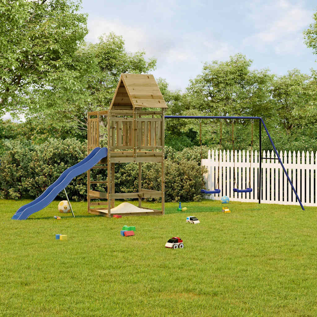 vidaXL Spielturm Imprägniertes Kiefernholz