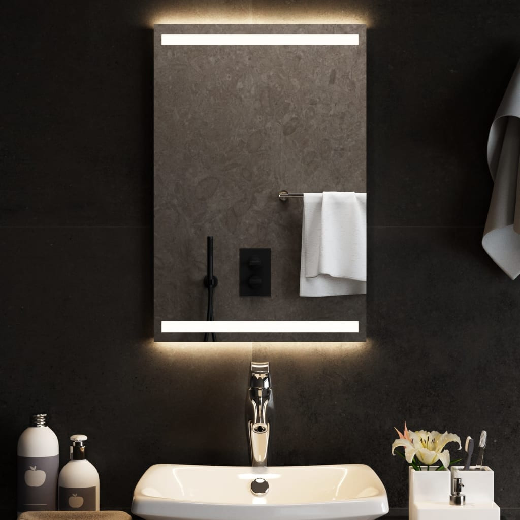 vidaXL LED-Badspiegel 40x60 cm