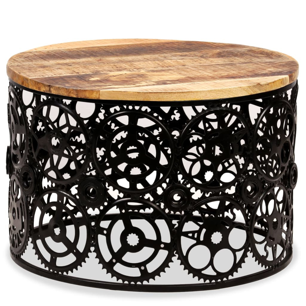 vidaXL Couchtisch Massivholz Mango 60x40 cm