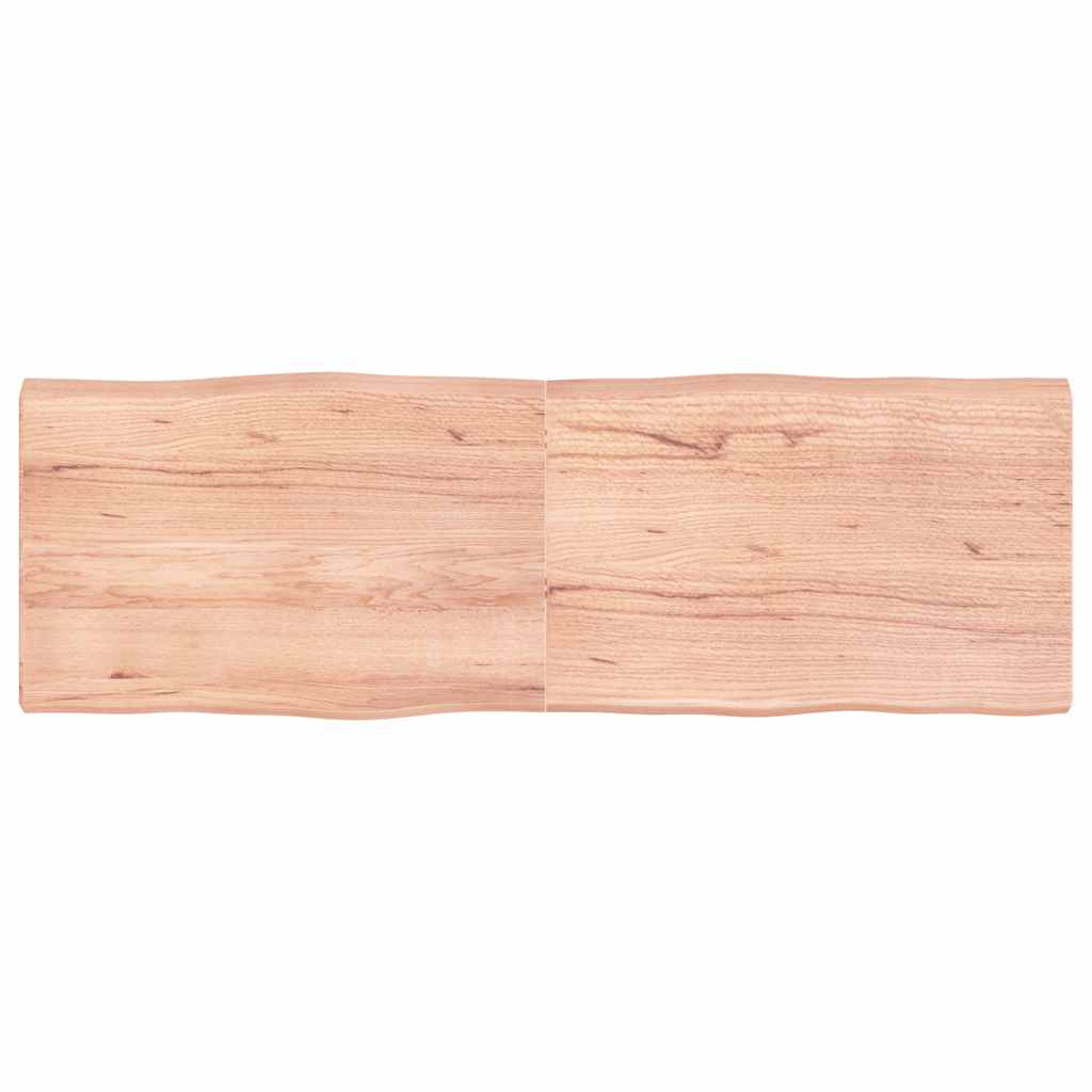 vidaXL Tischplatte 180x60x(2-6) cm Massivholz Behandelt Baumkante