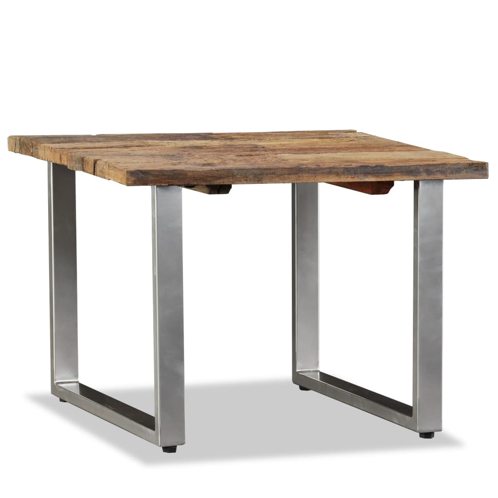 vidaXL Couchtisch Altholz Massiv 55x55x40 cm