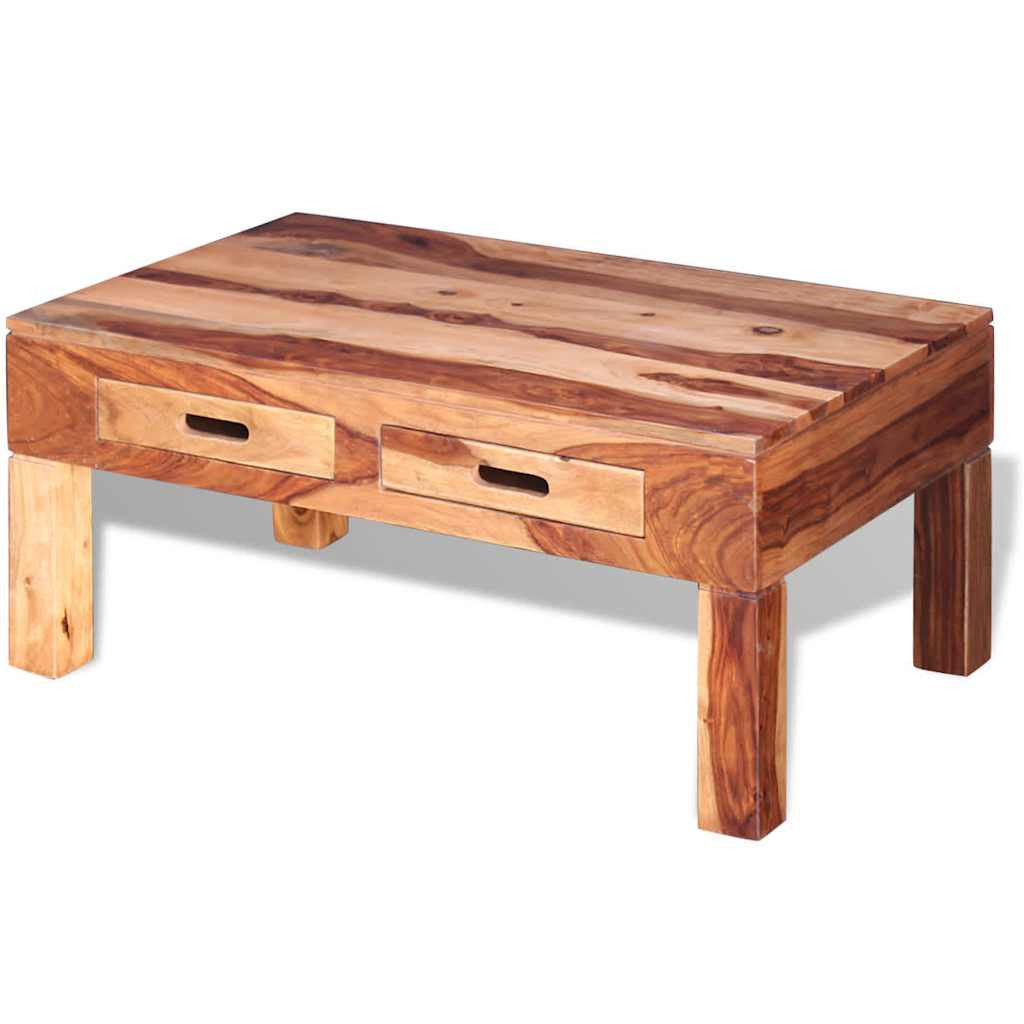vidaXL Couchtisch Massivholz Akazie