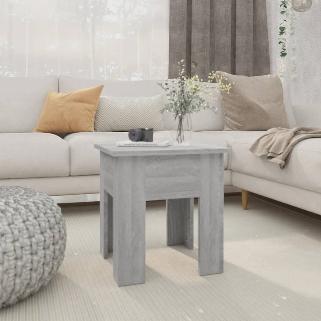 vidaXL Couchtisch Grau Sonoma 40x40x42 cm Holzwerkstoff
