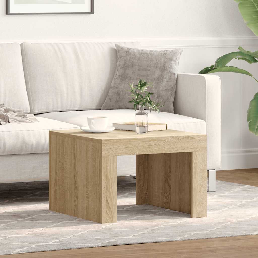 vidaXL Couchtisch Sonoma-Eiche 50x50x35 cm Holzwerkstoff