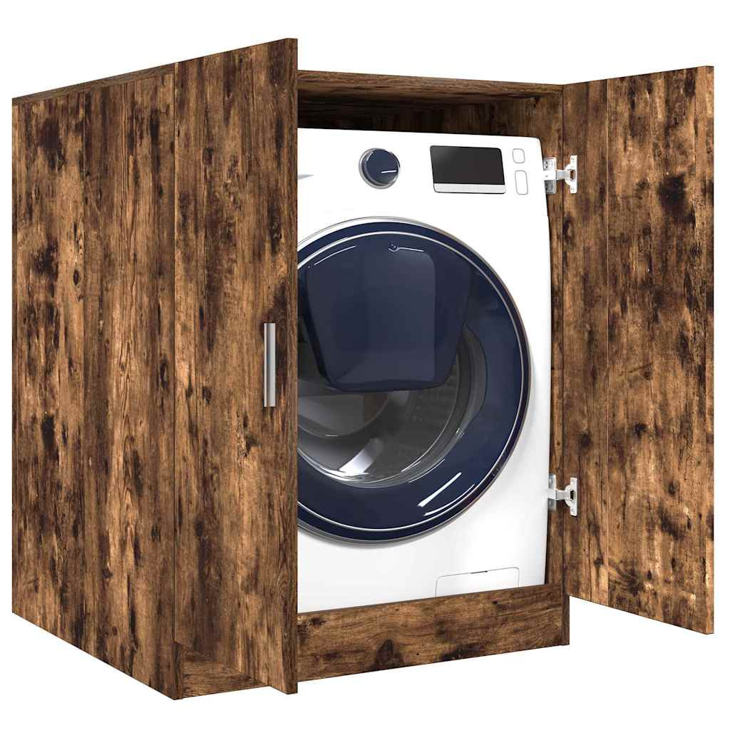 vidaXL Waschmaschinenschrank Räuchereiche 71x71,5x91,5 cm