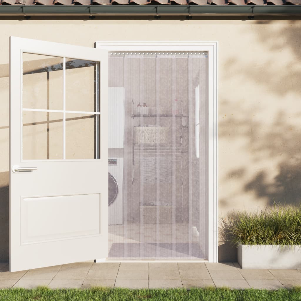 vidaXL Türvorhang Transparent 300x2,6 mm 25 m PVC