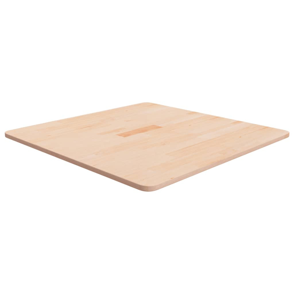 vidaXL Tischplatte Quadratisch 70x70x1,5 cm Eichenholz Unbehandelt