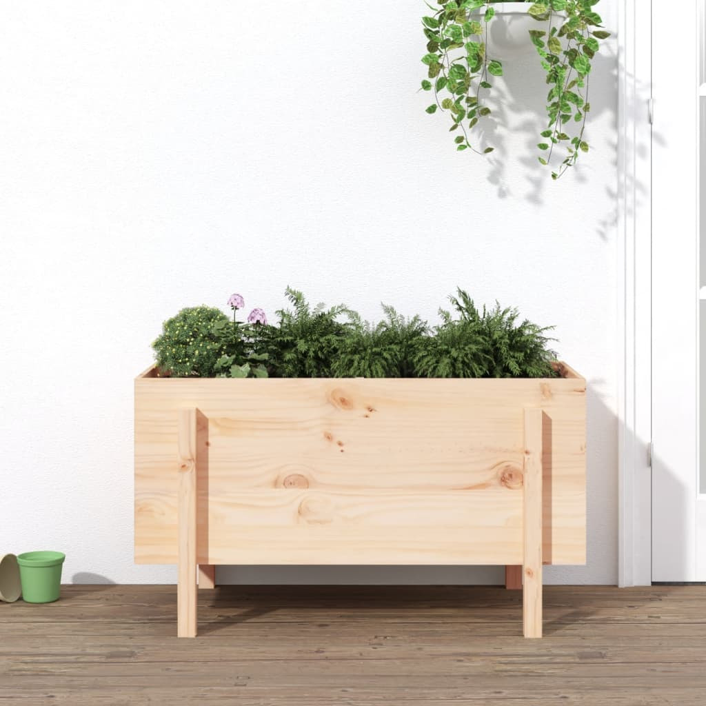 vidaXL Hochbeet 101x50x57 cm Massivholz Kiefer