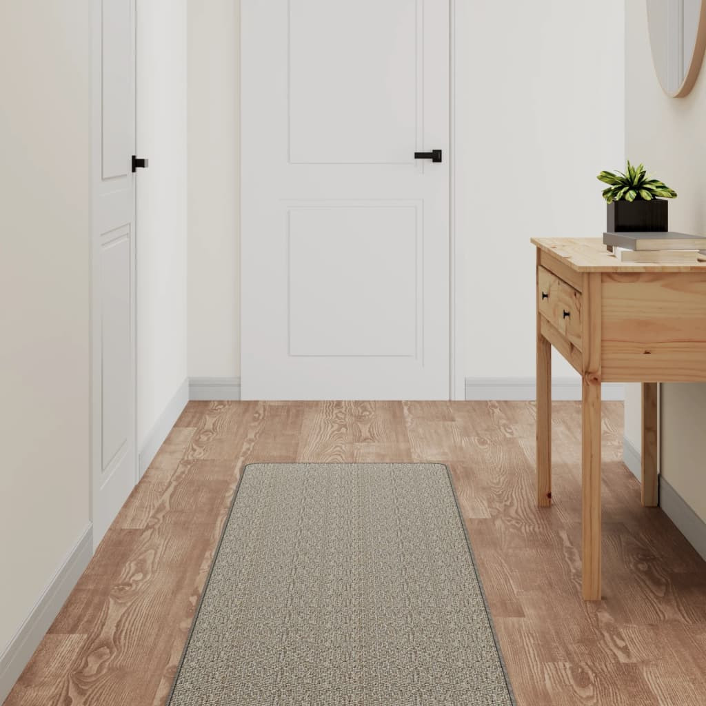 vidaXL Teppichläufer Sisal-Optik Platina 50x150 cm