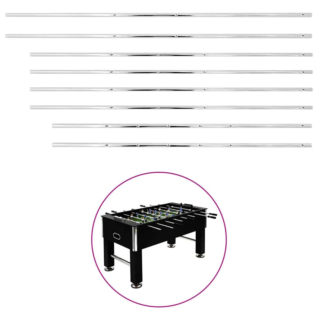 vidaXL Stangen für Tischfußball 8 Stk. 15,9 mm