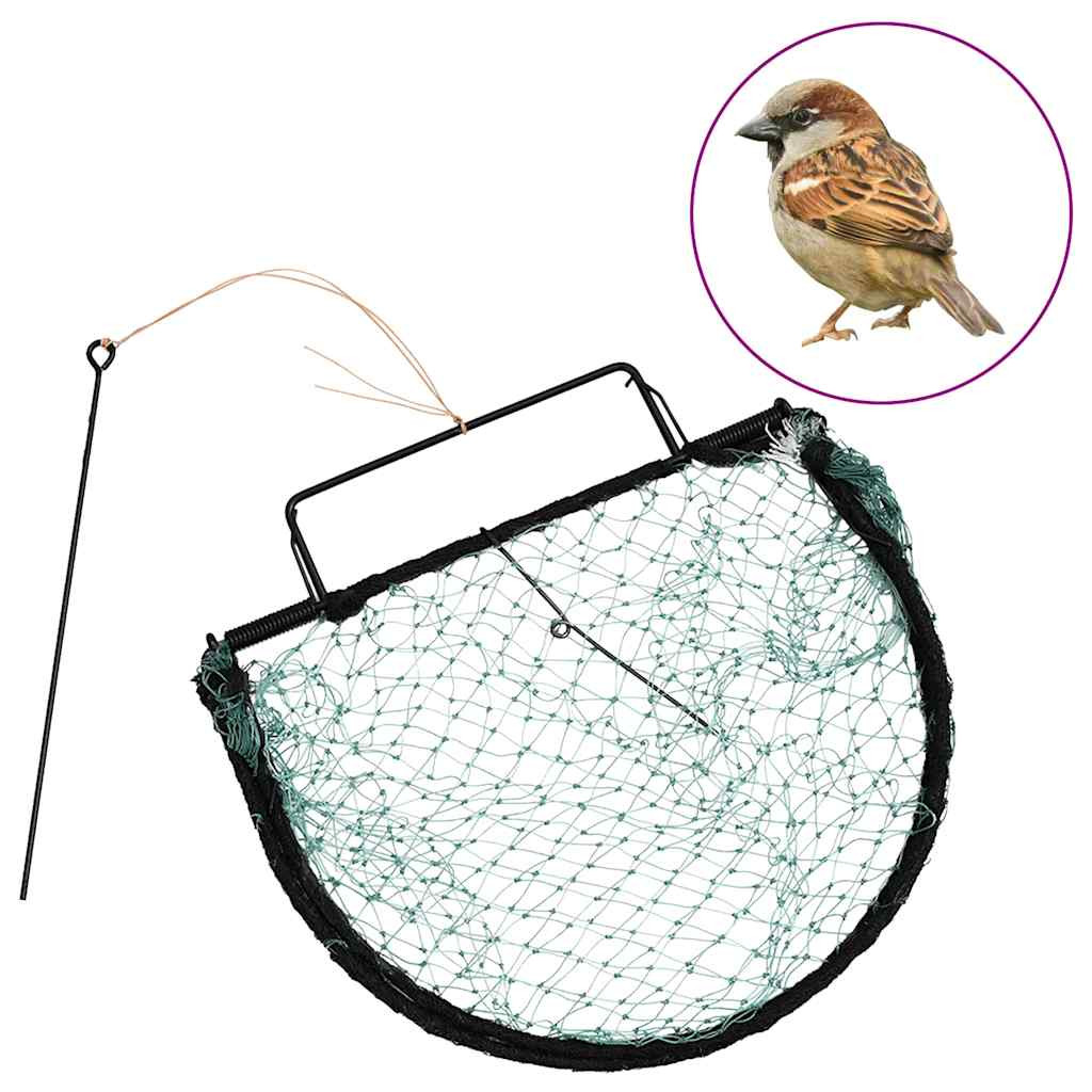 vidaXL Vogelfalle Grün 30 cm Stahl
