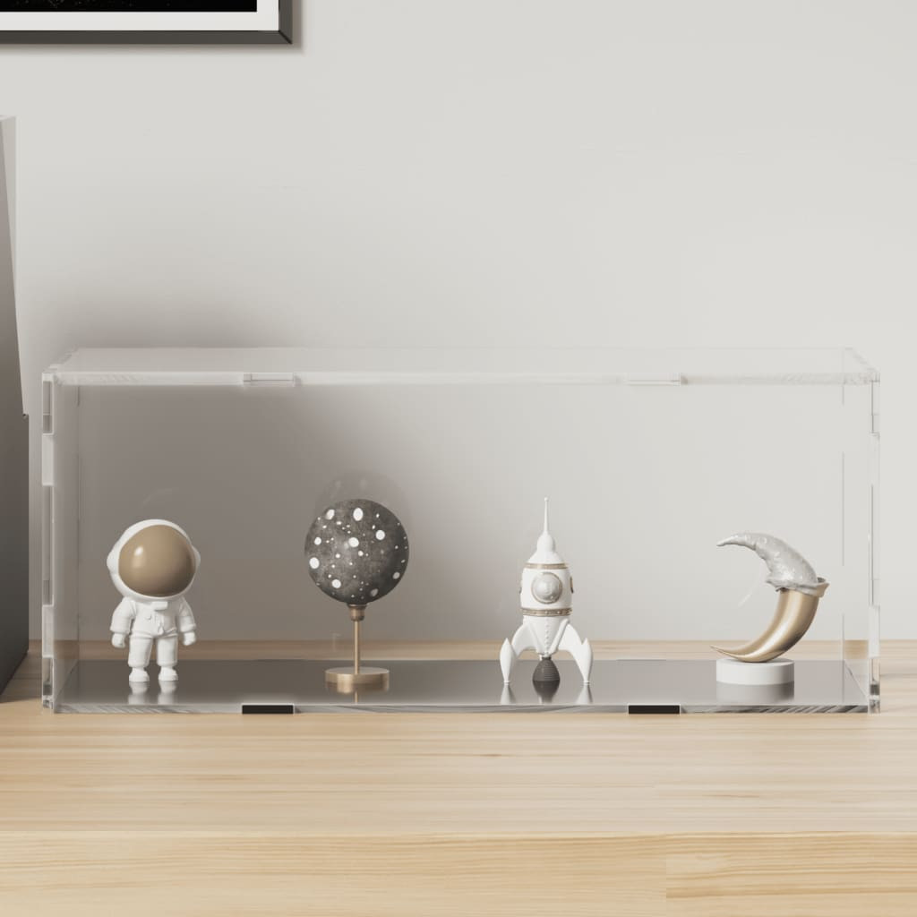 vidaXL Displaybox Transparent 34x16x14 cm Acryl