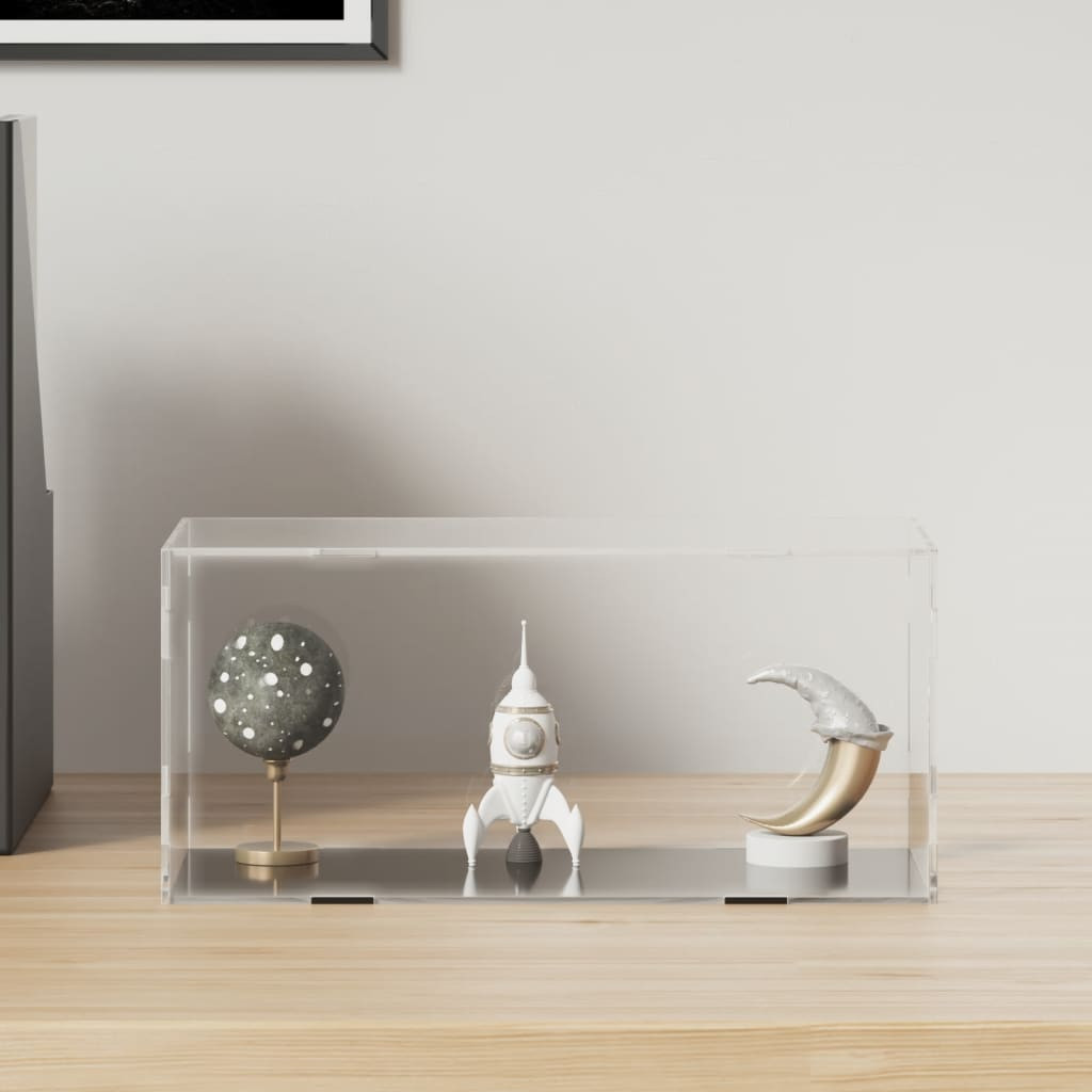 vidaXL Displaybox Transparent 24x12x11 cm Acryl