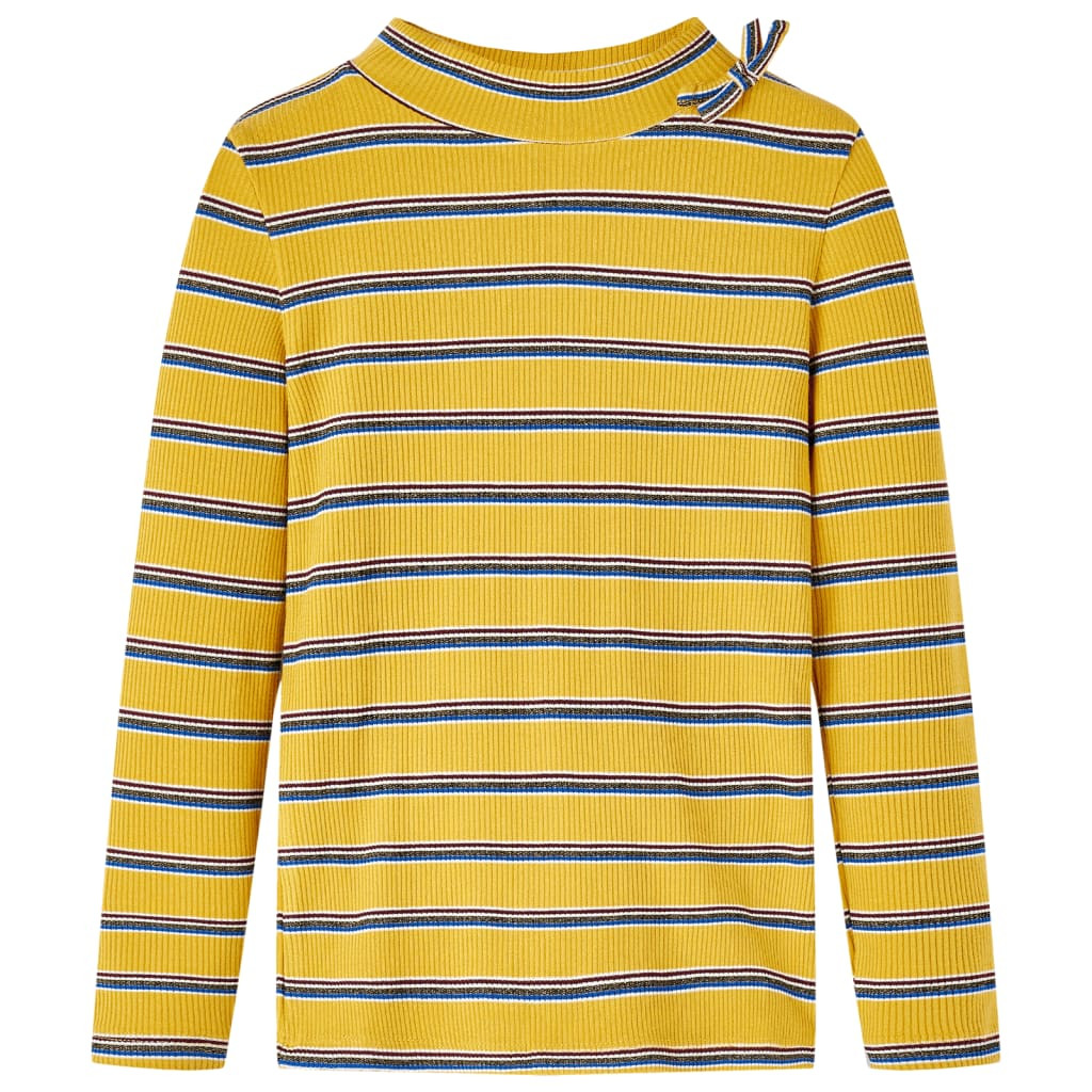 Kinder-Langarmshirt Ocker 140