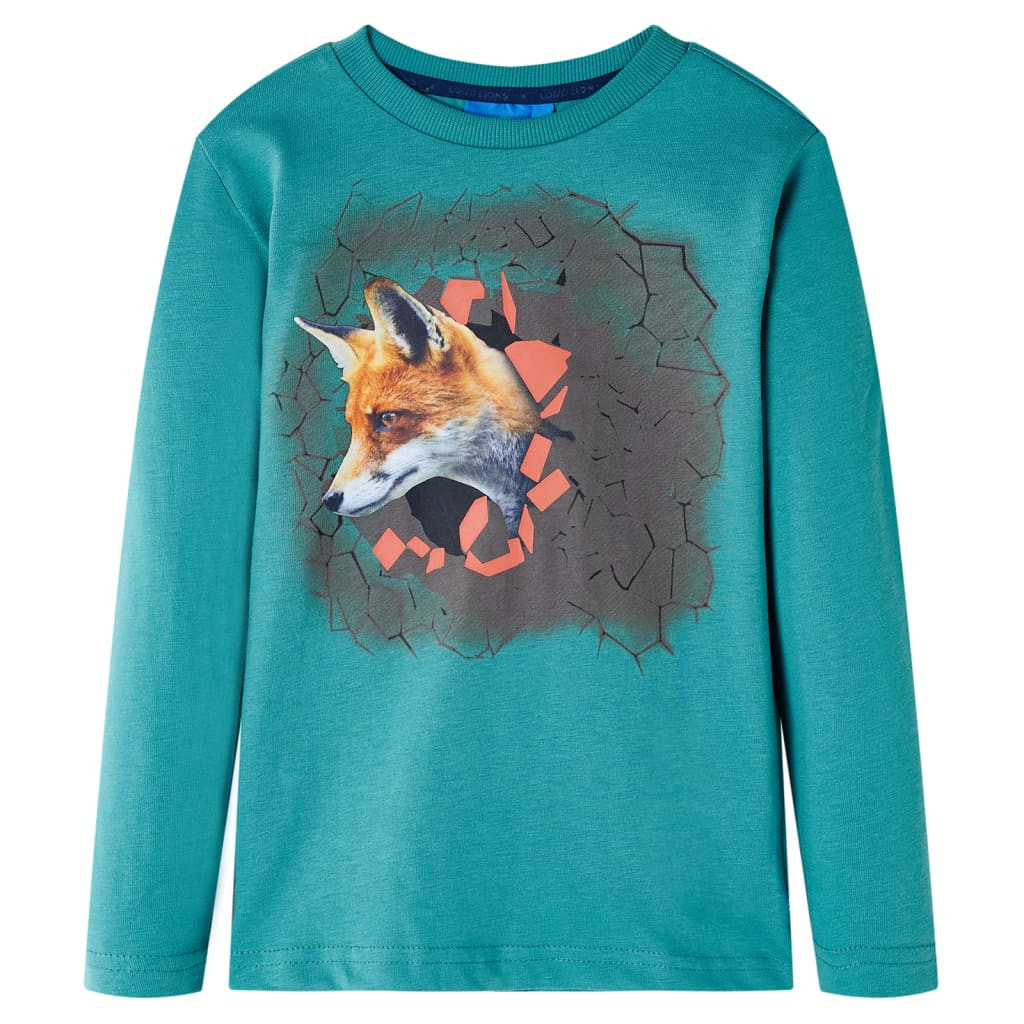 Kinder-Langarmshirt Dunkelblau 116