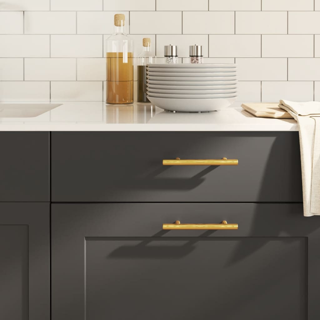 vidaXL Möbelgriffe 20 Stk. Golden 96 mm Edelstahl