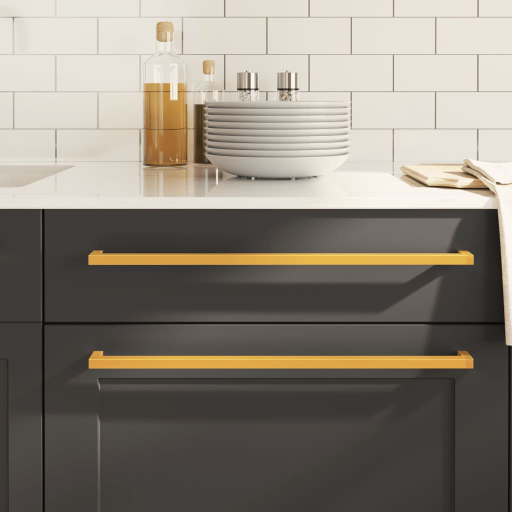 vidaXL Möbelgriffe 20 Stk. Golden 480 mm Edelstahl